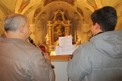 Die Messe am 9.12. wurde von einer kleinen Gruppe musikalisch umrahmt