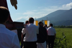 Fronleichnam fand bei strahlendem Wetter statt.