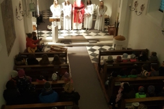 Bei der Nikolausfeier spielte traditionell eine kleine Abordnung der MK Pettnau.
