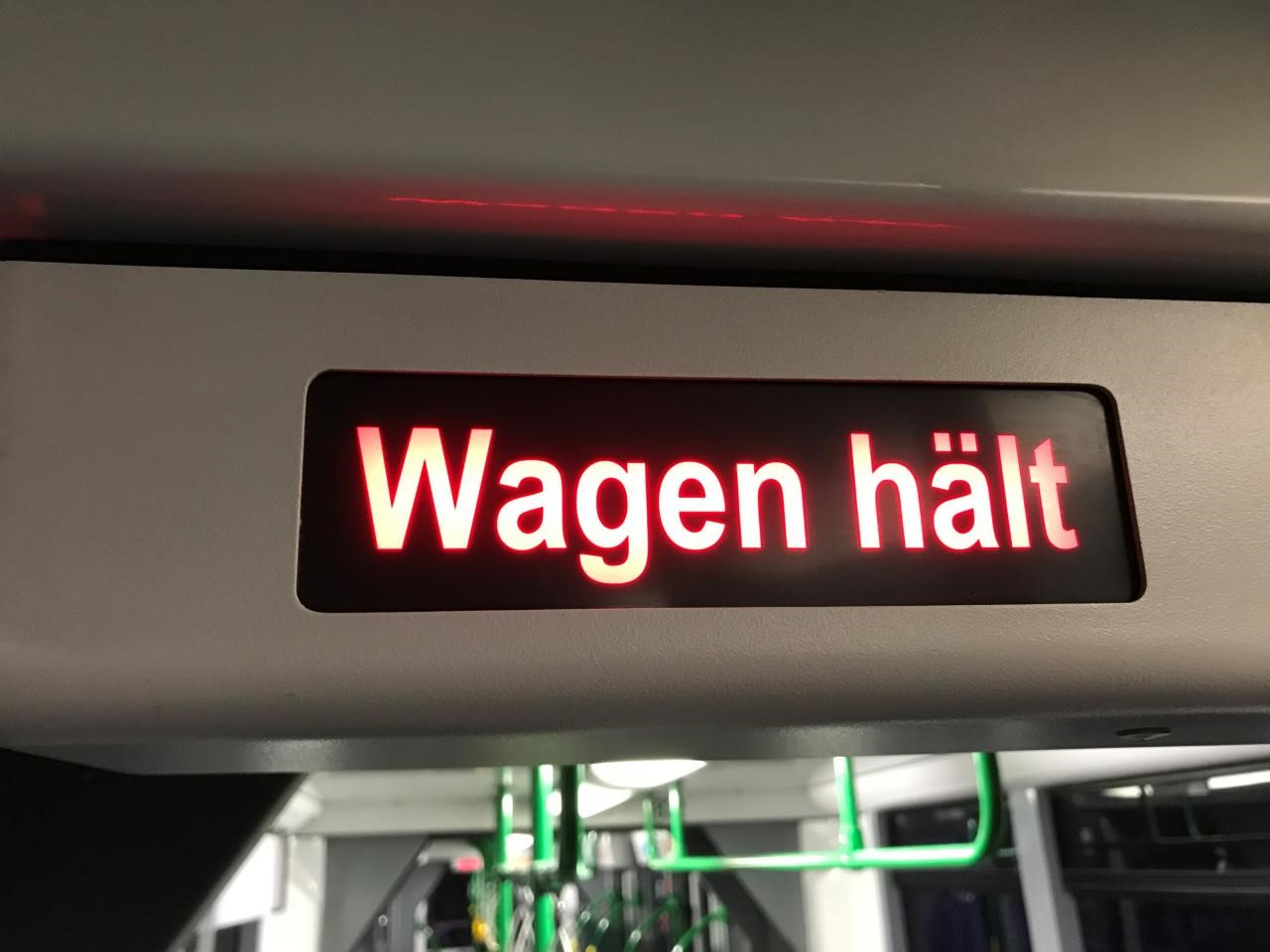 wagen hält
